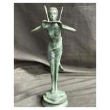 David Kay 1993 brass fairy sculpture figurine