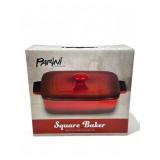 Sealed Parini square ceramic baking dish New in