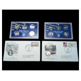 Proof and Uncirculated US coin sets & First Day