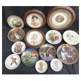 Box lot of decorative plates
