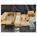 Large group of supplies for business or