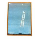 Framed art print desert night theme