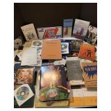 Collectibles, ephemera, books (box)