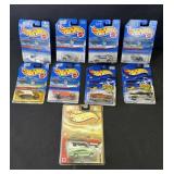 9 Factory sealed HotWheel cars in bag