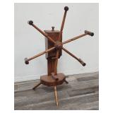 Antique wooden barn house cotton winder