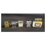 Group of vintage Japanese mini lighters