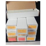 10 long boxes 1980s / 90s baseball cards