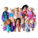 Lot of childrenï¿½s doll toys- some Disney Box