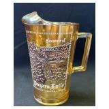 Vintage Jeannette Niagara Falls glass pitcher