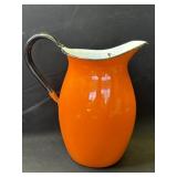 Vintage metal Japanese pitcher