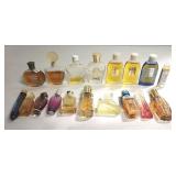 Group of assorted perfume bottles