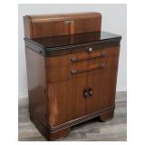 Hamilton Donald Deskey art deco walnut medical