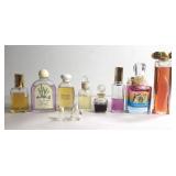 Group of assorted perfume bottles