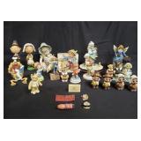 Group of porcelain figurines etc