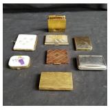 Group of vintage metal containers, etc.