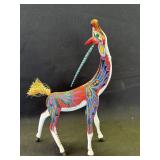 VTG Jacob Angeles hand carved antelope sculpture