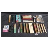 Group of Asian hand fans, some vintage,