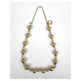 14 Kt gold bracelet total weight: 8.4 grams PB