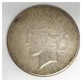 1923 S Peace Silver Dollar Coin.