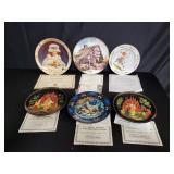 Box of decorative plates