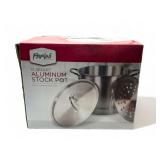 New Parini 12Qt. Aluminum stock pot New in box-