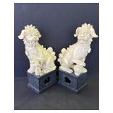 2 VTG Italian G. Ruggeri composite sculptures