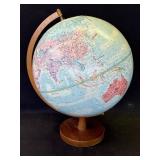 Vintage world globe map