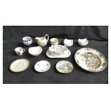 Group of porcelain household items etc