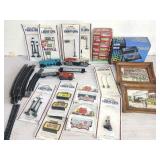 Vintage train station decor