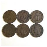 1884-1907 Indian head U.S. penny coins