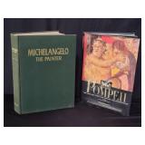 Pair of coffee table books - Michelangelo The