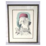 Vtg Irving Weinstein hand signed lithograph