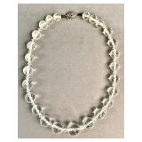 Vintage German faceted crystal bead