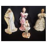 Group of Lenox porcelain figurines