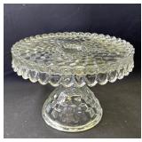 Vintage Fostoria glass cake stand