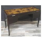 Edward Wormley for Dunbar leather top writing desk