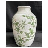 Green Chinoiserie vase