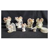 Group of "Seraphine Classics" composite figurines