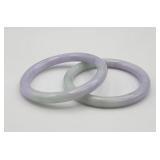 Pair of jadeite bracelets