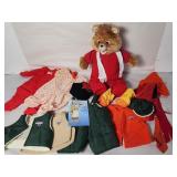 1985 World Of Wonders Teddy Ruxpin & costumes