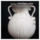 Italian style pottery glazed vase