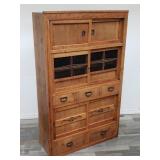 Vintage Tansu kitchen storage chest