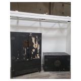Vintage Asian wardrobe and cabinet as is Note: