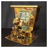 Vintage copper piano music box