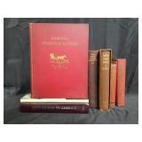 Box of vintage dog breed books