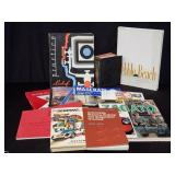 Group of vintage books - sports car racing &