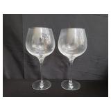 Orrefors crystal  wine glasses
