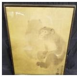 Maruyama Okyo print of monkeys