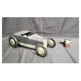 Vintage tether gas powered car