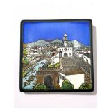 Vintage Ecuadorian Eduardo Vega ceramic tile
